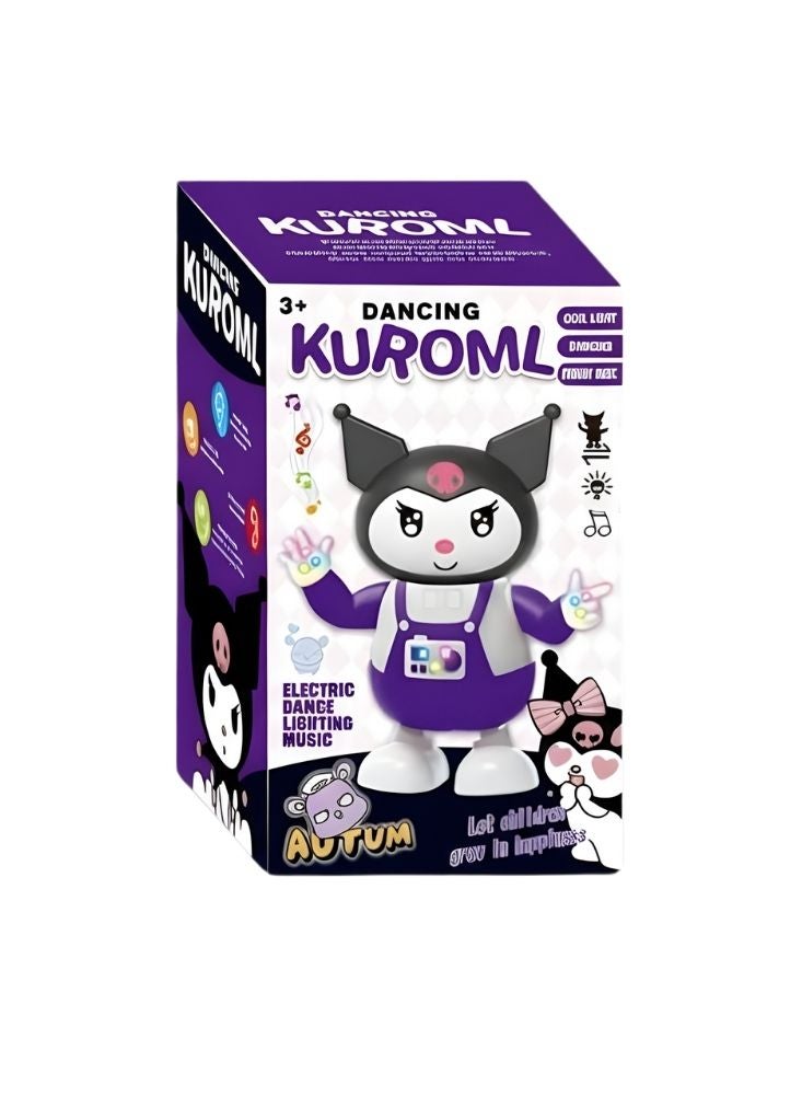 بريميم لعبة كورومي الراقصة مع أضواء وموسيقى – شخصية كرتونية متحركة كهربائيًا، لعبة تفاعلية ممتعة للأطفال - Image 2
