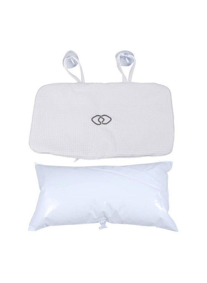 Eallily Spa Bath Cushion Bath Pillow For Bathtub White Bathing Cushion For Head And Neck Support (White) - pzsku/ZFFE8D1311EEB7F8E188AZ/45/_/1696064928/55206aa6-b239-4b10-a7c1-7e5a0bcc950d