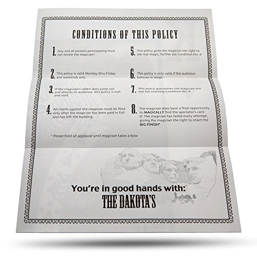 Magic Makers Ultimate Magician's Insurance Policy Trick - Image 3