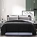 DOWNCOOL DOWNCOOL Reversible Down Alternative Comforter-All Season Ultra Soft Duvet Insert 4 Loops-Box Stitched- Machine  - Image 2