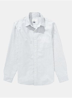 American Eagle AE Everyday Striped Oxford Button-Up Shirt  - Image 3