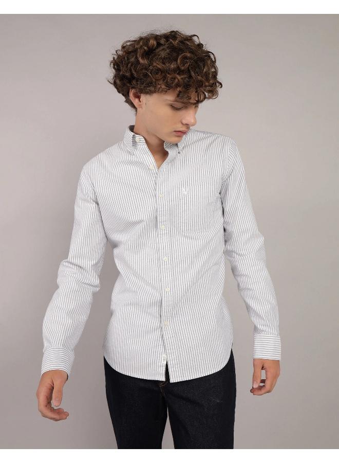 American Eagle AE Everyday Oxford Button-Up Shirt - Image 1