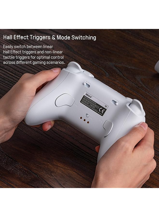 8Bitdo Ultimate 2 Bluetooth Controller With Tmr Joysticks For Switch Windows And Steam Deck Gaming Controller With Switchable Hall Effect/Tactile Triggers Rgb Fire Ring 8Speed Wireless Tech - Image 3