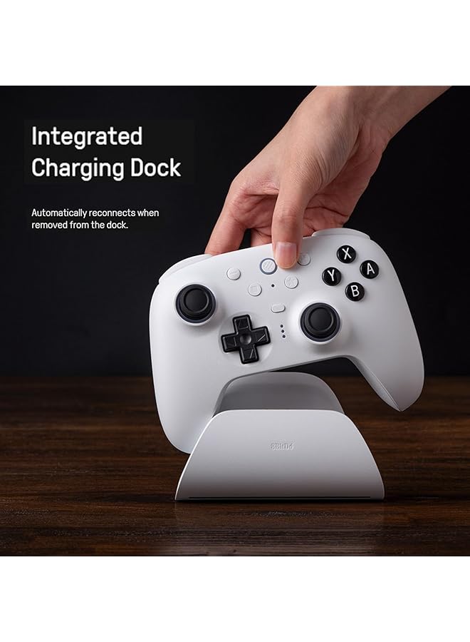 8Bitdo Ultimate 2 Bluetooth Controller With Tmr Joysticks For Switch Windows And Steam Deck Gaming Controller With Switchable Hall Effect/Tactile Triggers Rgb Fire Ring 8Speed Wireless Tech - Image 5