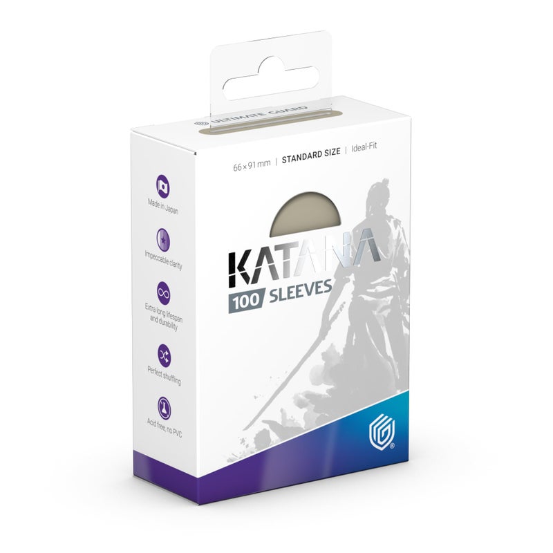 Ultimate Guard Katana Card Sleeves: 100 Standard Size TCG Sleeves, 66 x 91mm, Autumn Moon Back, Tournament Quality, No PVC & Acid-Free, High Clarity - Image 2