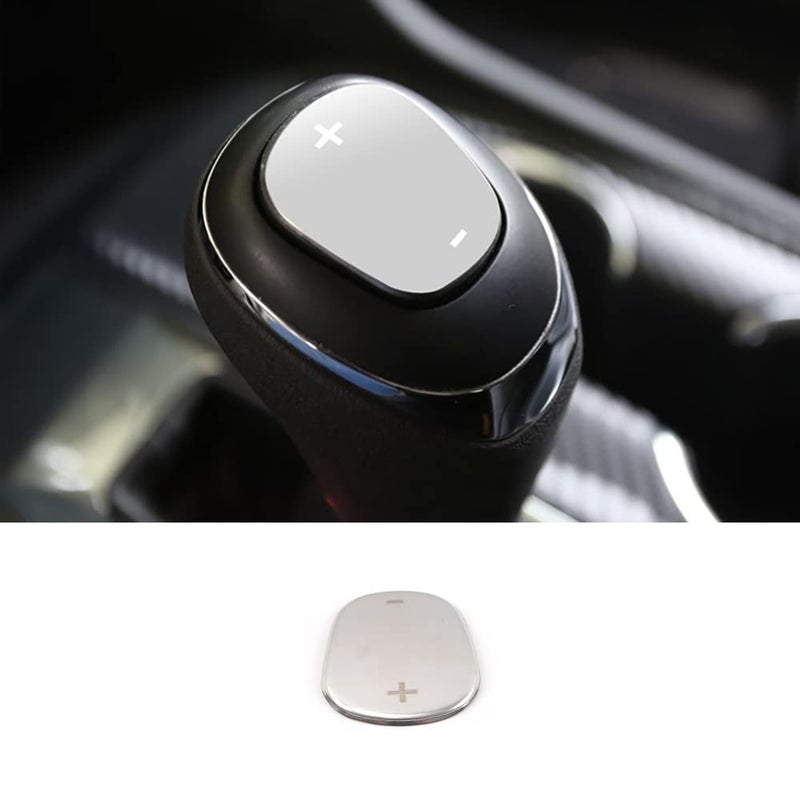Eridanus Car Accessories Gear Shift Knob Cover Trim Fit for Chevrolet Equinox 2018 2019 2020 2021 Silver Chrome Titanium Stainless Steel Shift Knob 1PC - Image 3