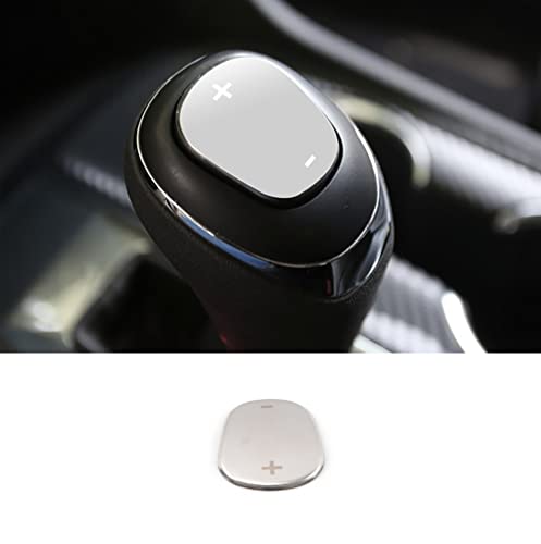 Eridanus Car Accessories Gear Shift Knob Cover Trim Fit for Chevrolet Equinox 2018 2019 2020 2021 Silver Chrome Titanium Stainless Steel Shift Knob 1PC - Image 1