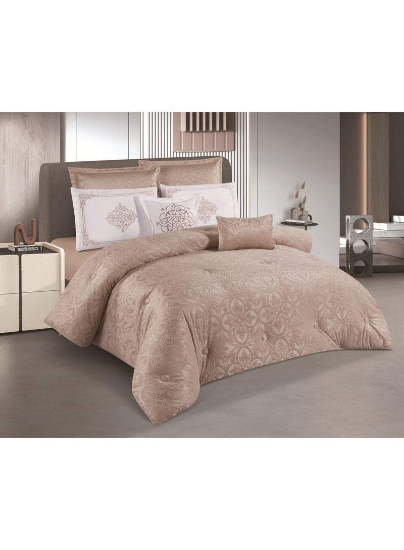 Hours Horse Navren 8-piece Jacquard Duvet Set with a modern and distinctive pattern - Image 1