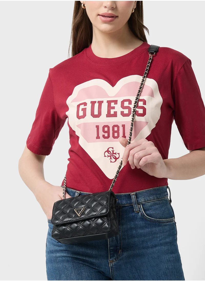 GUESS Giully Mini 2 Comp Crossbody