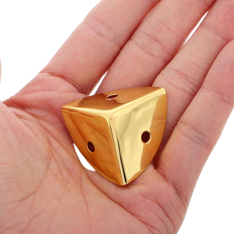 8pcs Metal Iron Corner Guards 90 Degree Protective Edge Covers for Wooden Boxes Furniture Safety Corner Protectors Home Office Packaging Stair Use - Image 4