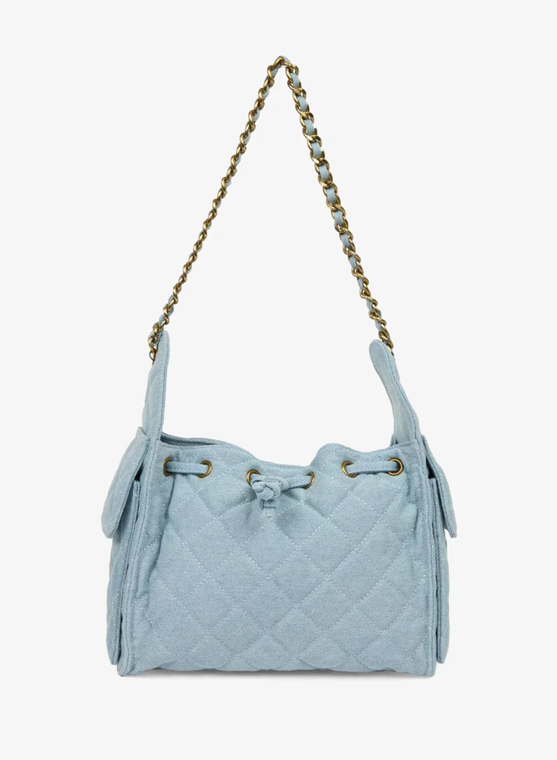 ديفاكتو Suede Shoulder bag