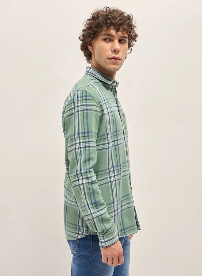 THE BEAR HOUSE Men's Shirt for Casual and Formal Wear | Classic Button-Down Style for Office, Daily Use, Travel, Events & All-Season Outfits | Versatile & Stylish Wardrobe Essential for Every Occasion