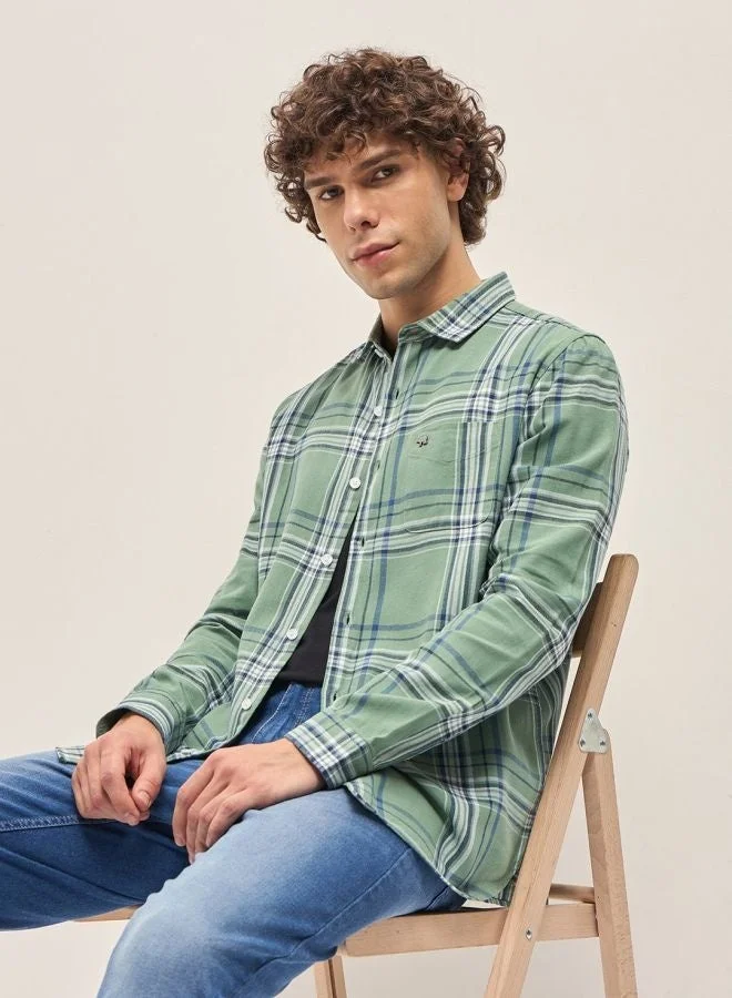THE BEAR HOUSE Men's Shirt for Casual and Formal Wear | Classic Button-Down Style for Office, Daily Use, Travel, Events & All-Season Outfits | Versatile & Stylish Wardrobe Essential for Every Occasion