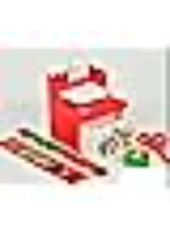 مجموعة قرطاسية لطيفة مع حامل أقلام على شكل قلعة، مسطرة 15 سم * 1، مبراة أقلام رصاص - Image 3