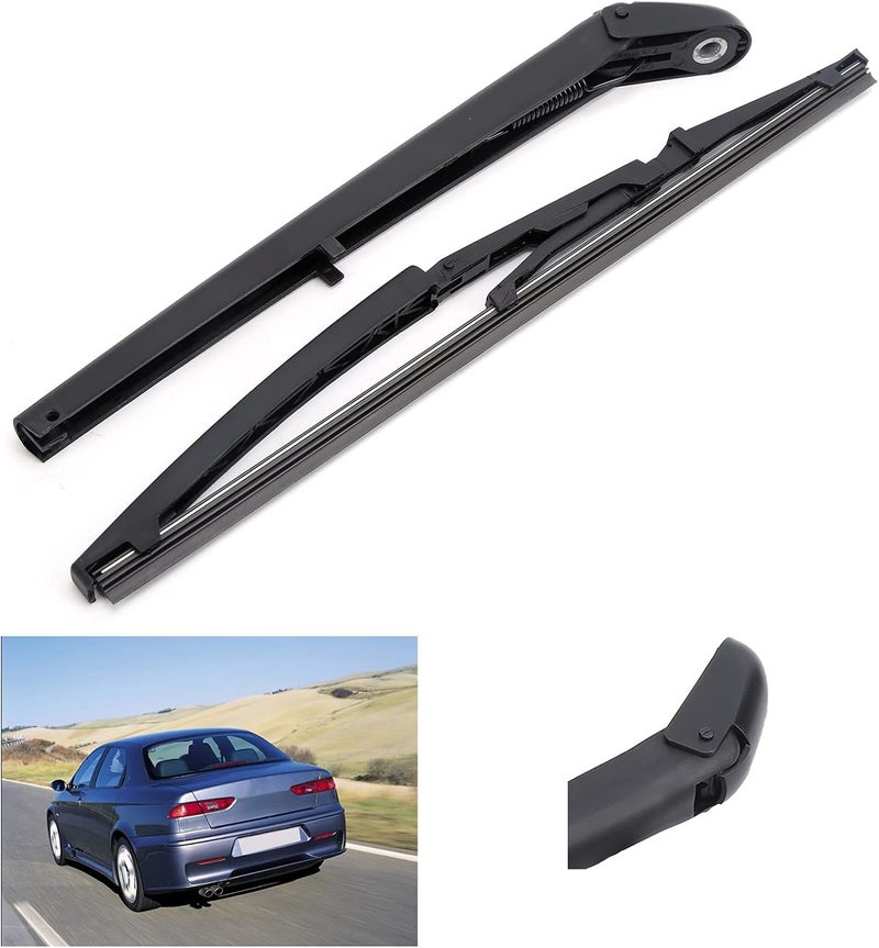klarako Rear Wiper Arm Rubber Plastic Automobile Accessories for Romeo 156 1997?2007 (Pack of 2) - Image 3