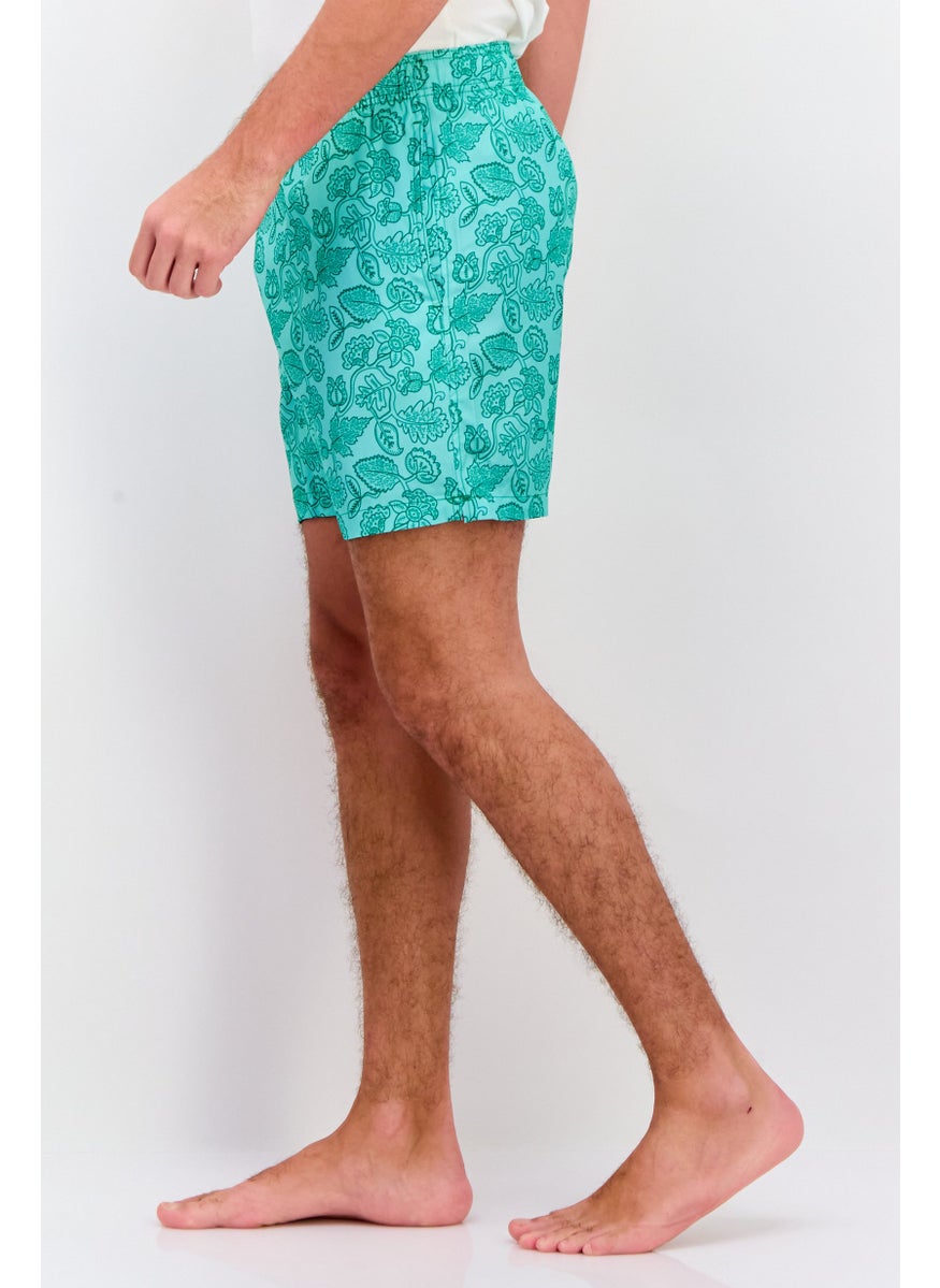 Men Allover Printed 6,5 Inseam Board Shorts, Green - pzsku/ZFFE9635F94D52AA01A3FZ/45/_/1737641952/c6fa96d8-dfe0-41e2-8843-371eaed3b2bd