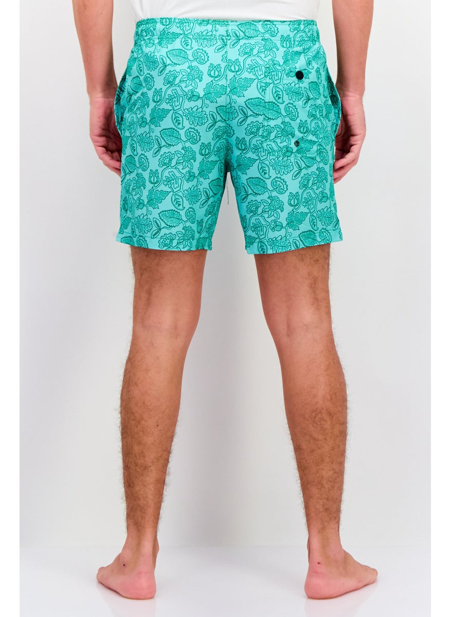 Men Allover Printed 6,5 Inseam Board Shorts, Green - pzsku/ZFFE9635F94D52AA01A3FZ/45/_/1737641957/712b6d1e-3ceb-4b01-97a9-041272e92a80