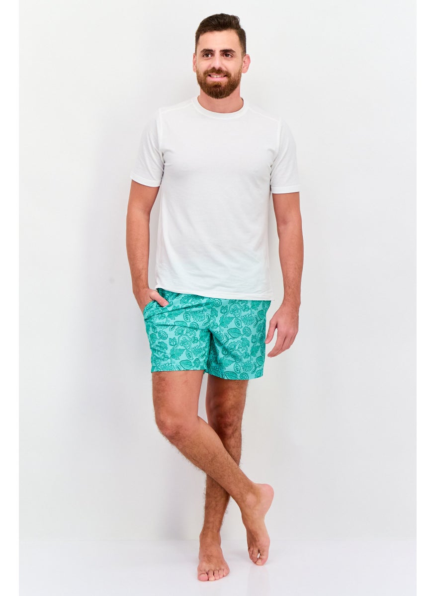 Men Allover Printed 6,5 Inseam Board Shorts, Green - pzsku/ZFFE9635F94D52AA01A3FZ/45/_/1737642070/c4c149e5-5354-46f0-bf99-72fa5dcad7b7