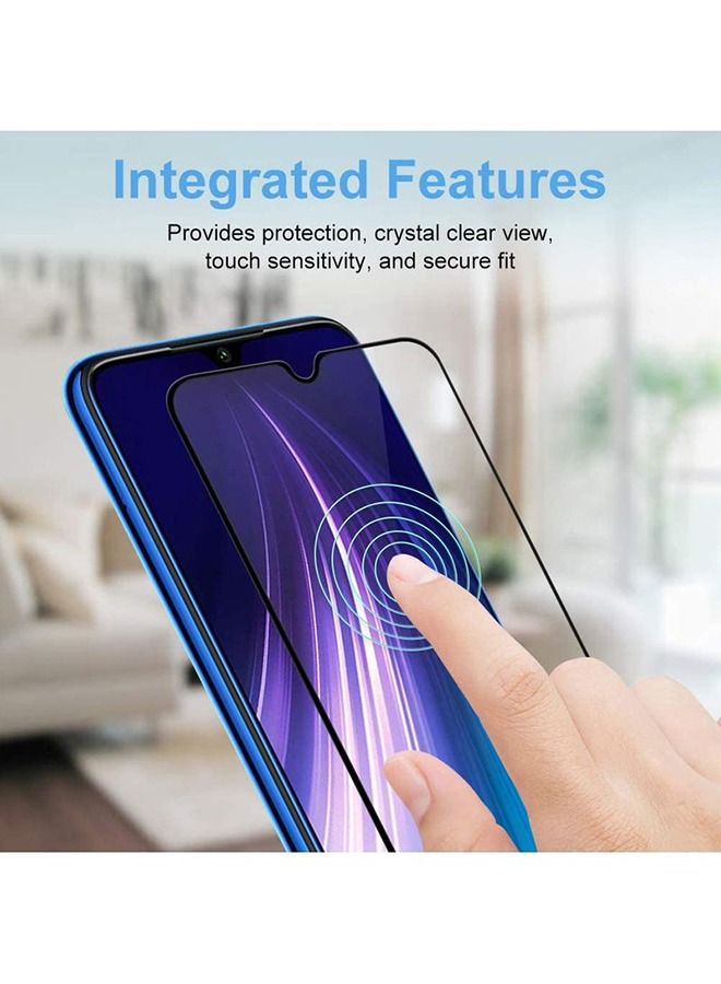 BORTONY Full Coverage Screen Protector For Xiaomi Redmi 8 Black/Clear - Image 3