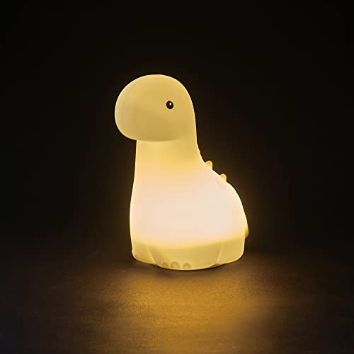 Globe Electric Multicolor LED Silicone Night Light, Brontosaurus Tap Light, Rechargeable, Color Changing, Soft BPA-Free Body, Kids Nursery Décor, 13848 - Image 2