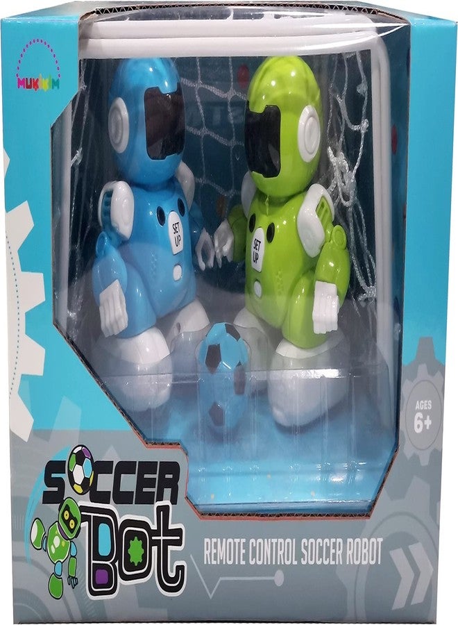 MUKIKIM SoccerBot - RC Soccer Robots. 2 Players Remote Control Soccer Game for Kids. Tackle, Dribble & Shoot! Kick The Ball Into The Net & Score! Football Toys for Boys & Girls. USB Rechargeable - Image 2