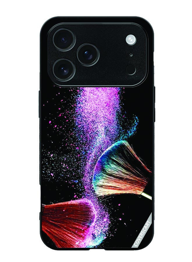 COVERSCART Protective Case Cover For Apple iPhone 17 Pro Max Makeup Brush Design Multicolour