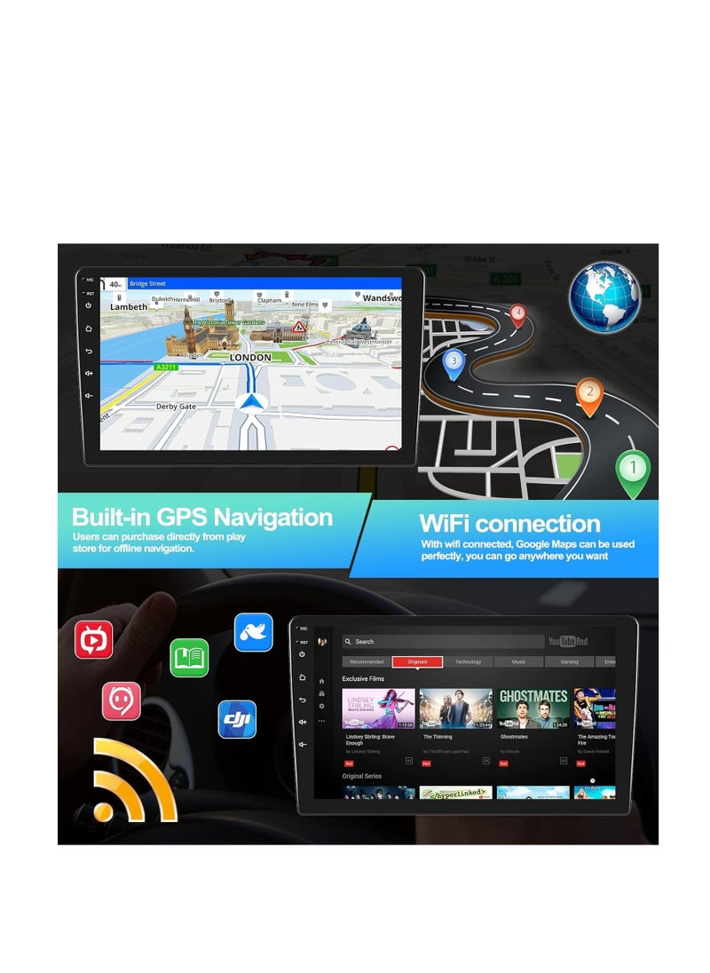Android Screen For Chevrolet Cruze 2012 To 2015 2GB RAM 32GB Memory Support Apple Carplay Android Auto Full HD Touch Screen 9 Inch built In Bluetooth USB Radio WiFi Play Store Backup Camera included