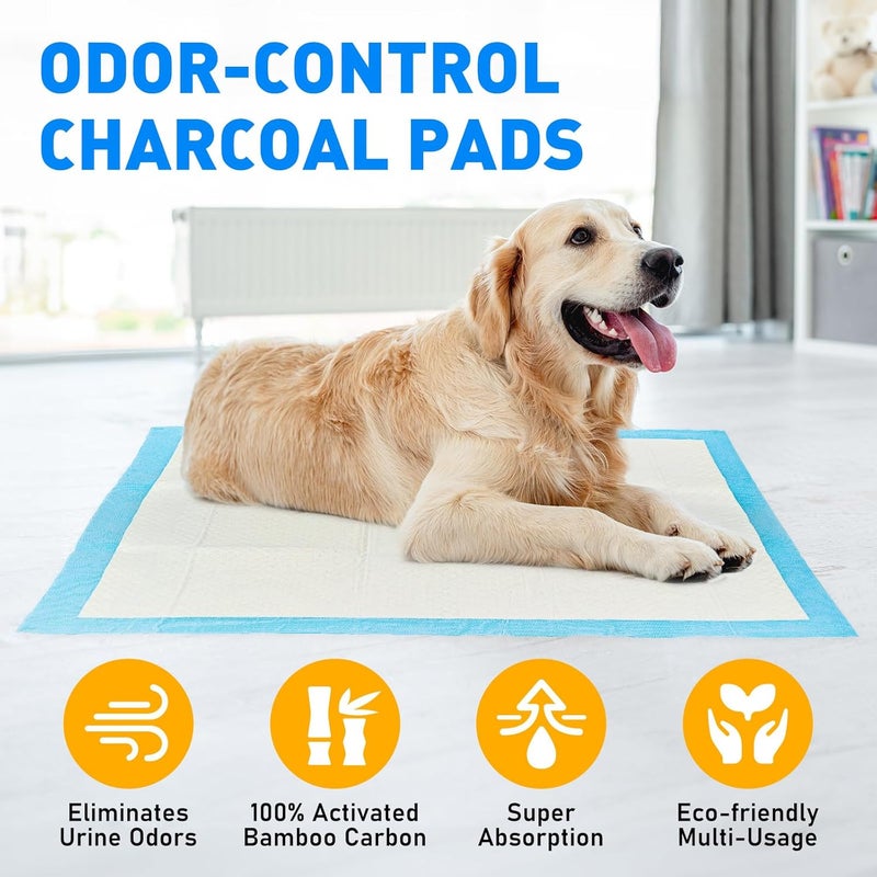 ANTIER Pet Urine Pad, Ultra Wide, Waterproof, Deodorizing, Super Absorbent, Durable Design, Large Dog Mat, White (Double Thickening, Large (1 Pack x 40 Pieces)) - Image 5