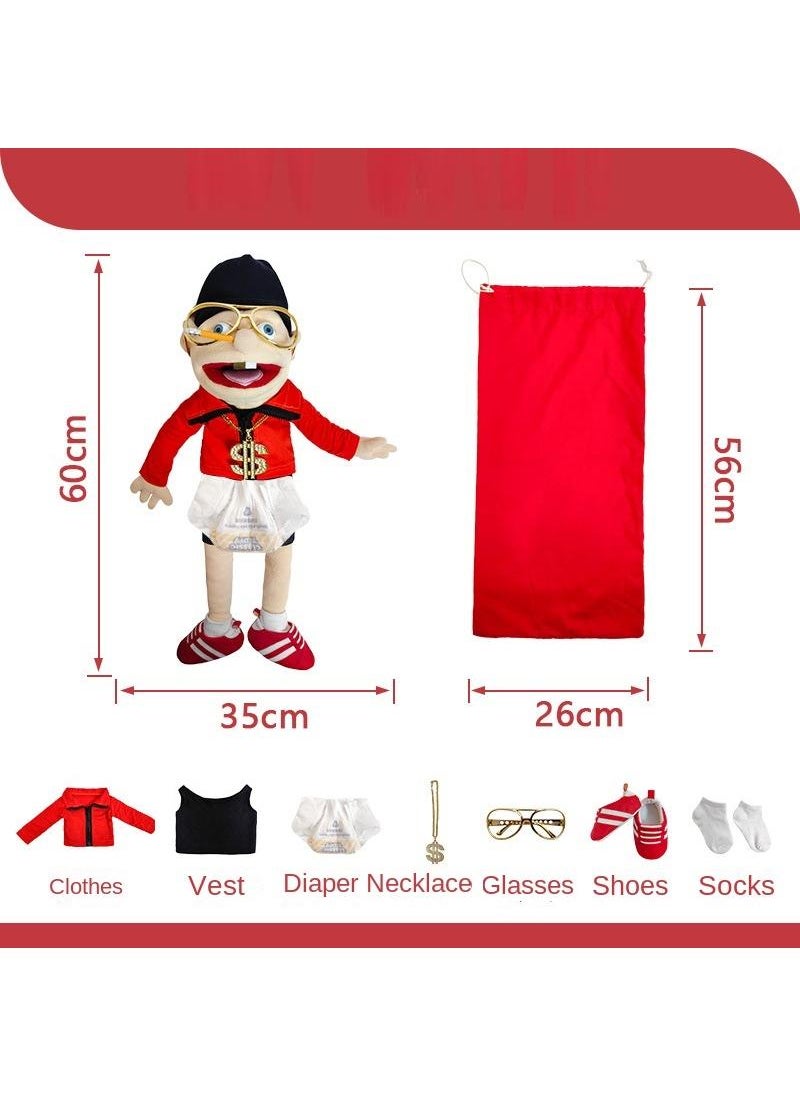 Generic - 1 Pcs Rock Jeffy Collectors Puppet Plush Toy 60Cm - Image 1