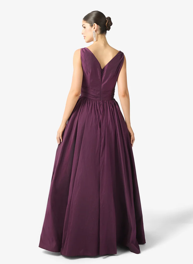 Namshi x emerald green gown