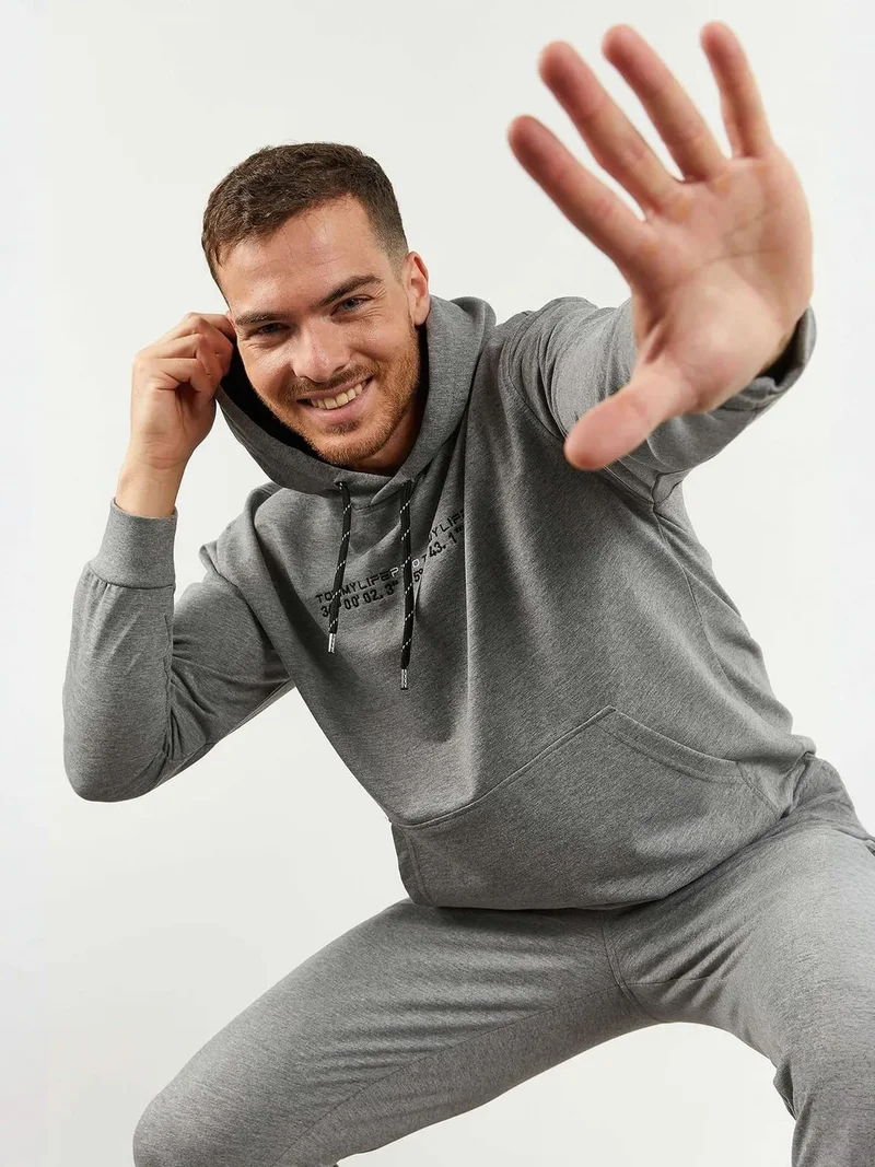 تومي لايف TOMMY Oversized Hooded Sweatshirt And Pants Set