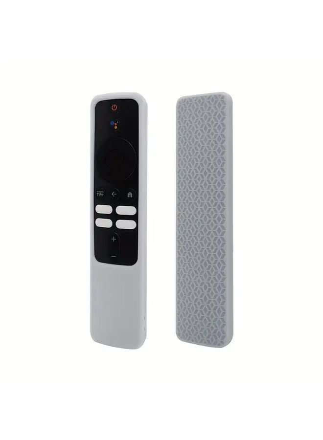 غطاء سيليكوني أبيض واقي لجهاز التحكم عن بعد لصندوق شاومي التلفزيوني من الجيل الثاني والثالث - Image 1