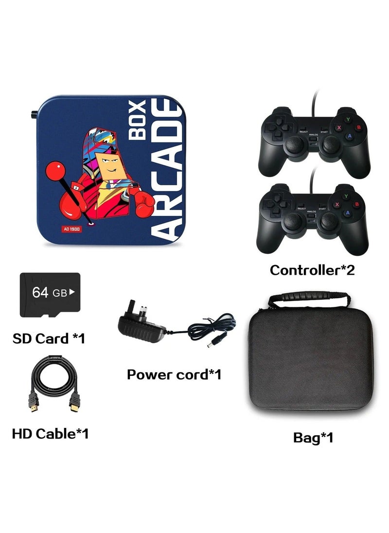 Generic Arcade Box Game Console for PS1/DC/Naomi 64GB/128GB Classic Retro 33000+ Games Super Console 4K HD Display on TV Projector Monitor (64G)  - Image 1