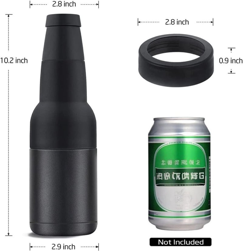 Gteller 3 in 1 Can and Beer Bottle Insulator, Double Wall Stainless Steel Insulated Can Cooler, Beer Bottle Holder 12oz 14oz 17oz (12oz Can&Bottle) - Image 3