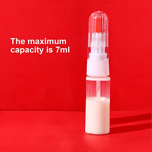 Potchen 24 Packs Fillable 2-in-1 Paint Touch up Applicator Pens Precision Fine Tip Writer Pen Brush Touch up Paint Pen for Walls Auto Car Scratch Repair Chips, 7 ml - Image 3