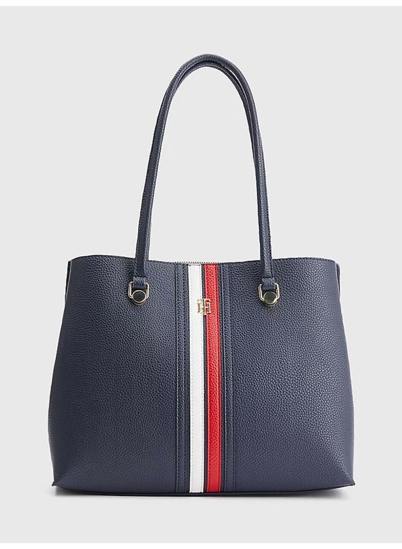 Hilfiger Denim Tommy Hilfiger women's shopping bag in dark blue - Image 1