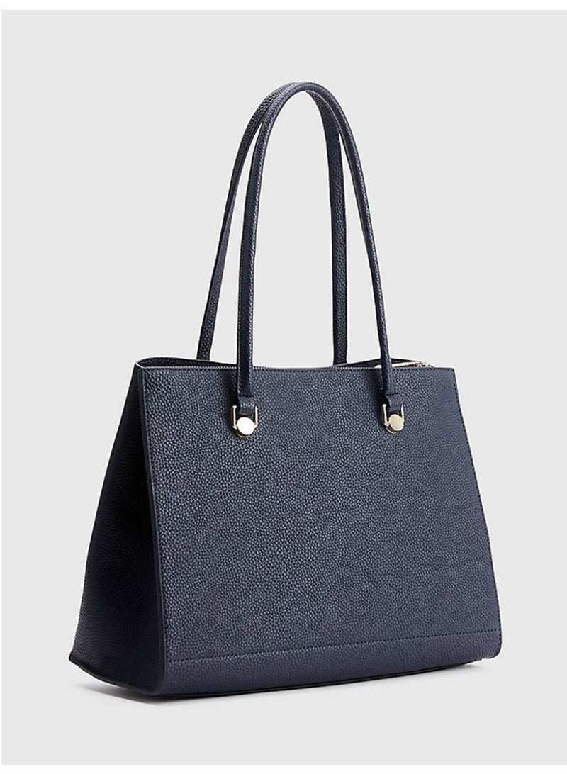 Hilfiger Denim Tommy Hilfiger women's shopping bag in dark blue - Image 3