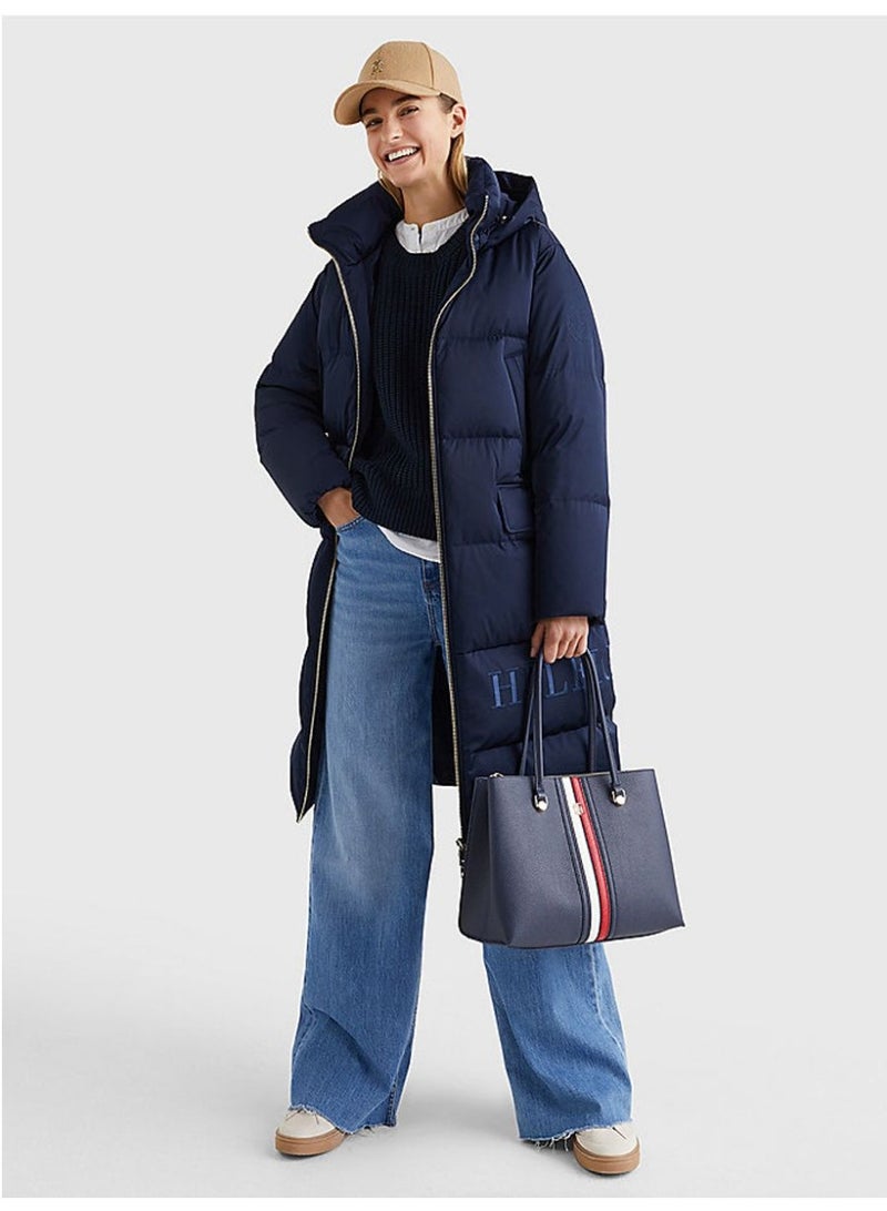 Hilfiger Denim Tommy Hilfiger women's shopping bag in dark blue - Image 4