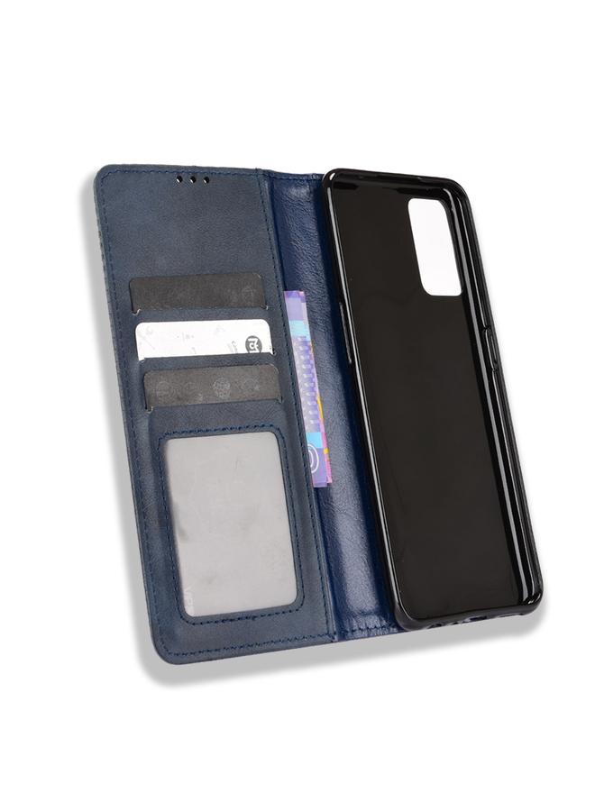 S-TOP Case For OPPO A55s 5G JP Version Magnetic Buckle Retro Texture Leather Phone Case - Image 4