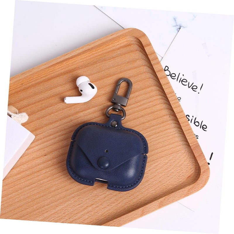 Blue Protective Case Cover Pouch For Wireless Headphones Ear Buds 3pcs Set 8x2 5x10cm - Image 3