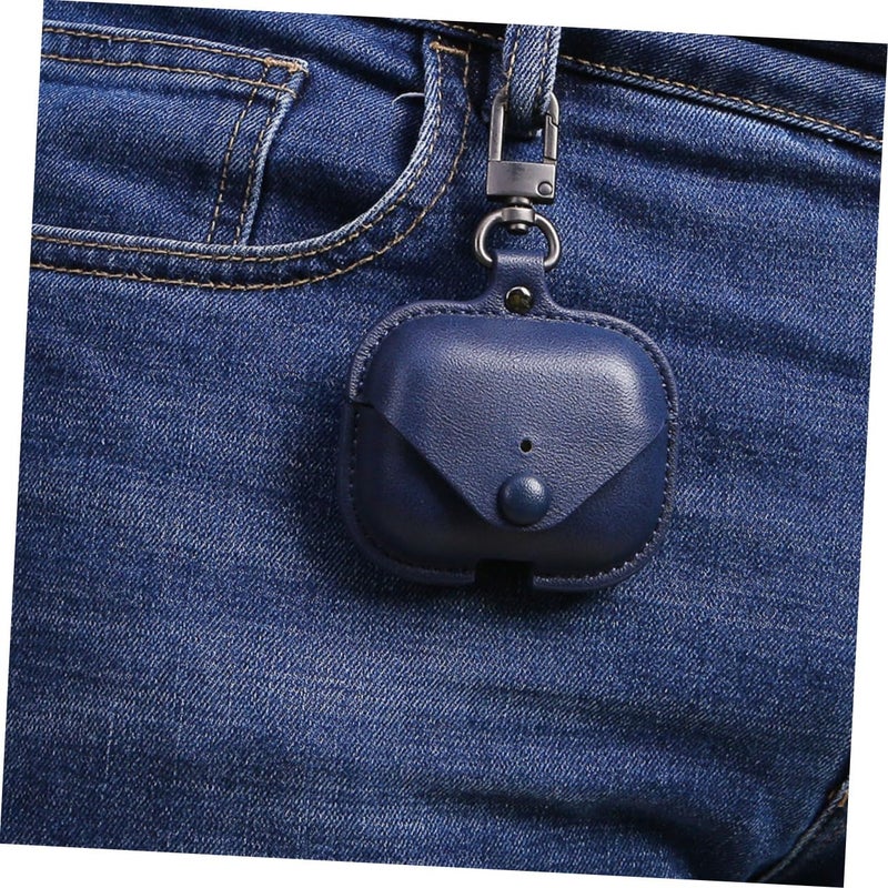 Blue Protective Case Cover Pouch For Wireless Headphones Ear Buds 3pcs Set 8x2 5x10cm - Image 5