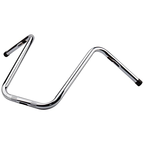 AIRCMT Chrome 16'' Rise Drag Narrow Ape Hanger 1'' HandleBar Compatible With Harley Davidson Sportster XL 883 1200 Dyna - Image 1