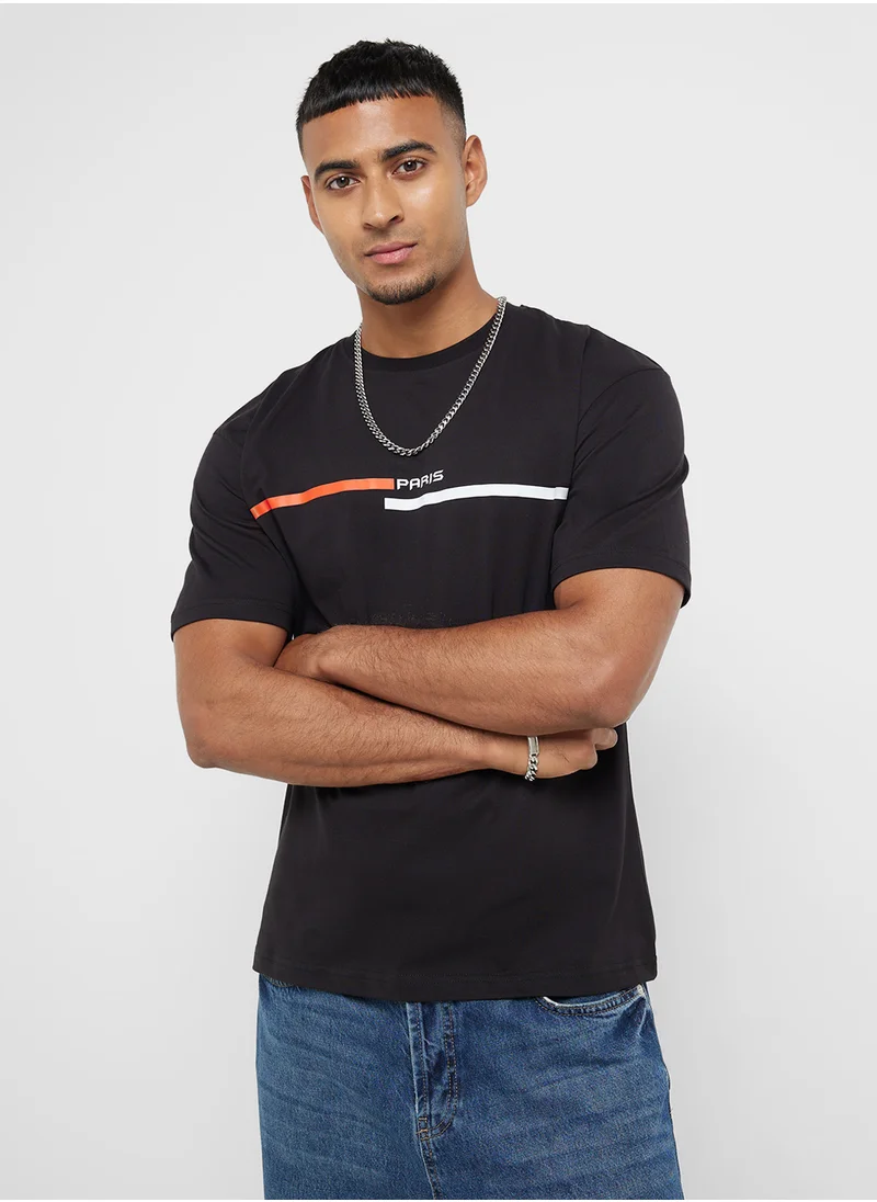 سفنتي فايف Crew Neck T-Shirt