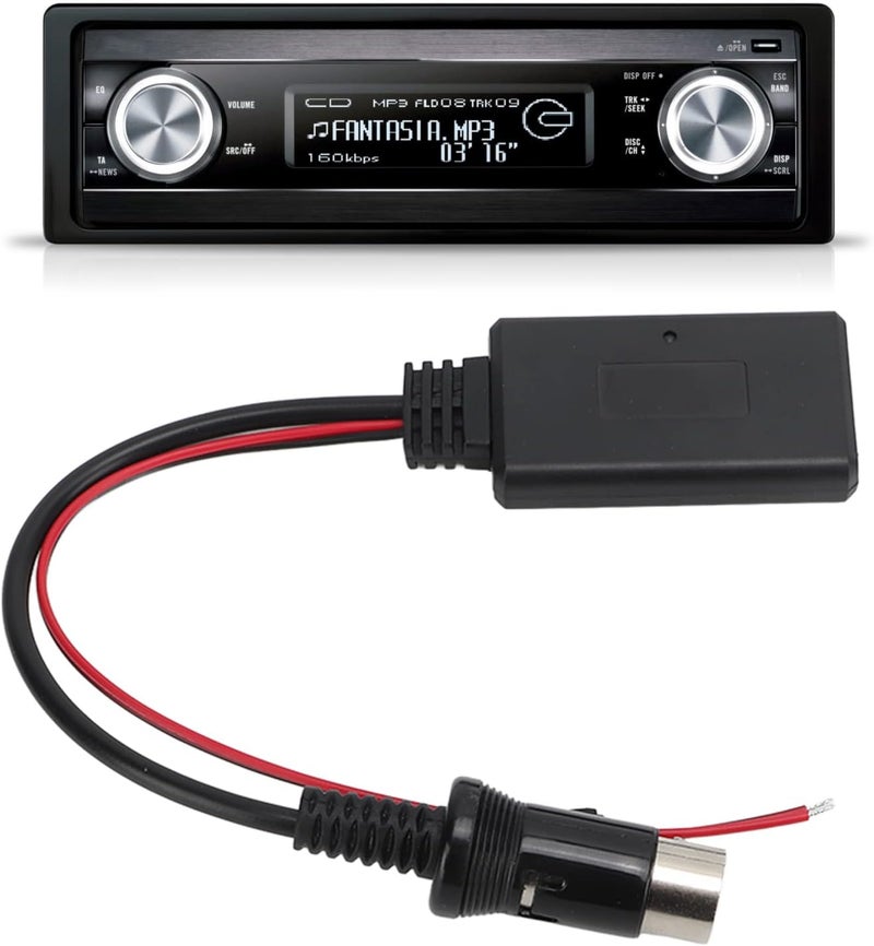 ويوبلز محول بلوتوث للسيارة، كابل صوت بديل لوحدة بلوتوث 13 دبوسًا، متوافق مع KRC 553 CA C2AX KCA IP500 CA C1AX - Image 5