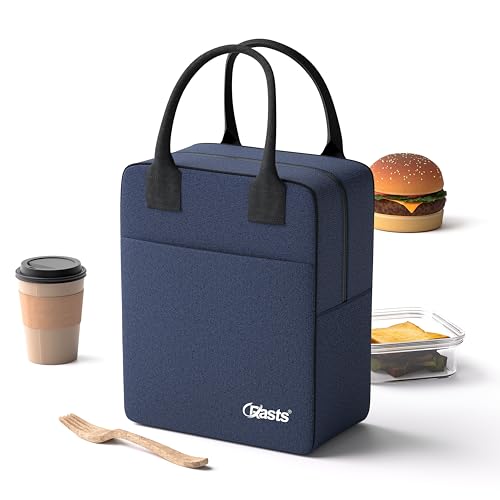 Crasts Insulated Lunch Bag Office Tiffin Bags for Men and Women, Hot & Cold Travel Lunch Box for Men, Tiffin Box & Bottles, Lunch Bag for Office, Picnic Bag (Blue) - Image 1