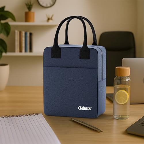 Crasts Insulated Lunch Bag Office Tiffin Bags for Men and Women, Hot & Cold Travel Lunch Box for Men, Tiffin Box & Bottles, Lunch Bag for Office, Picnic Bag (Blue) - Image 5