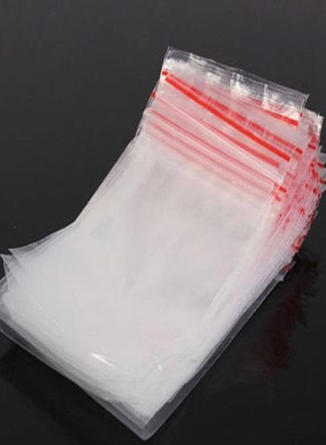DMS RETAIL Plastic Transparent zip lock bags/Zip lock pouch bags/Zip Lock seal pack Pouch Bags/zip lock airtight pouch bags/Zipseal/PLatic bags 8X10 Inches -Pack of 85-Resealable Plastic bags - Image 2