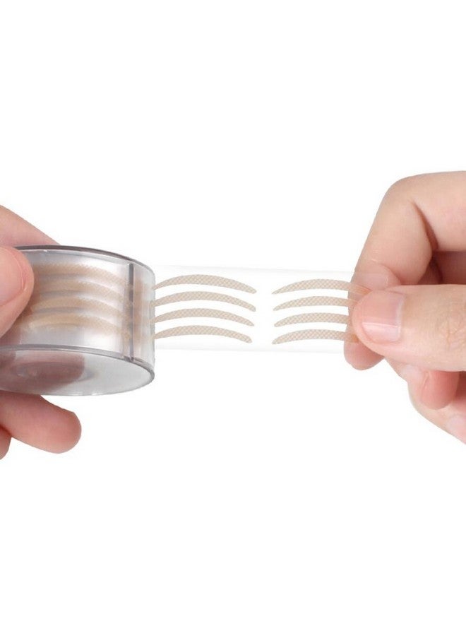 UPSTORE 300Pairs Portable Breathable Natural Invisible Single Sided Double Eyelid Tape Selfadhesive Eyelid Stickers Instant Eye Lift Strips With Y Fork For Hooded Droopy Uneven Monoeyelids (Mesh Styleslim) - Image 4