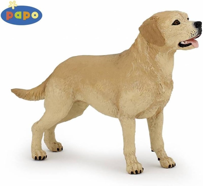 Papo  Labrador  Realistic Figurine  for Ages 3  Dogs and Cats Collection  Hand Painted  Highly Detailed  Durable and Educational  Gift Idea  Collectable  Labrador Toy  Dog Figurine - Image 3