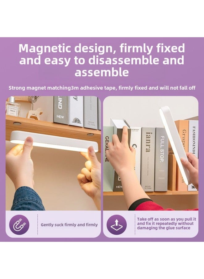Table Lamp Dimmable Learning Special Student Dormitory Adsorption Led Eye Protection Desk Charging Bedside Bedroom Bedroom-Specifications:Charging Touch Model 27cm + Stepless Dimming + Adjustable Angle + 1.5tpc Charging Cable - Image 4